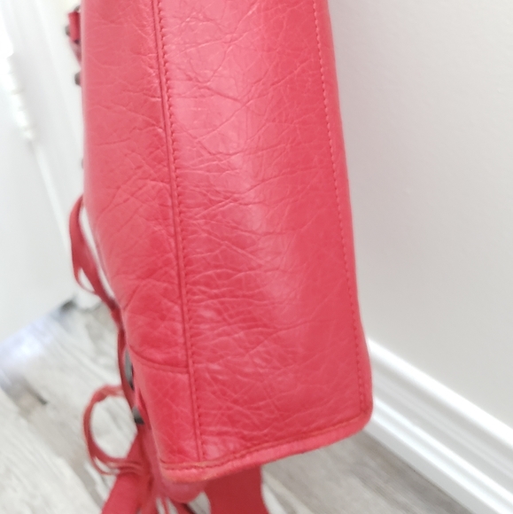 100%Authentic Balenciaga ClassicCityBag Red Small - Picture 14 of 16